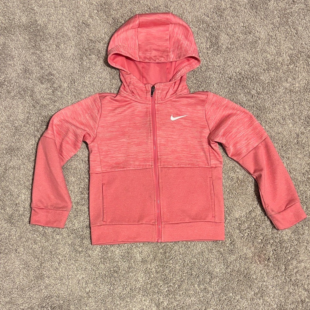 Nike Kids Pink Zip-Up Hoodie